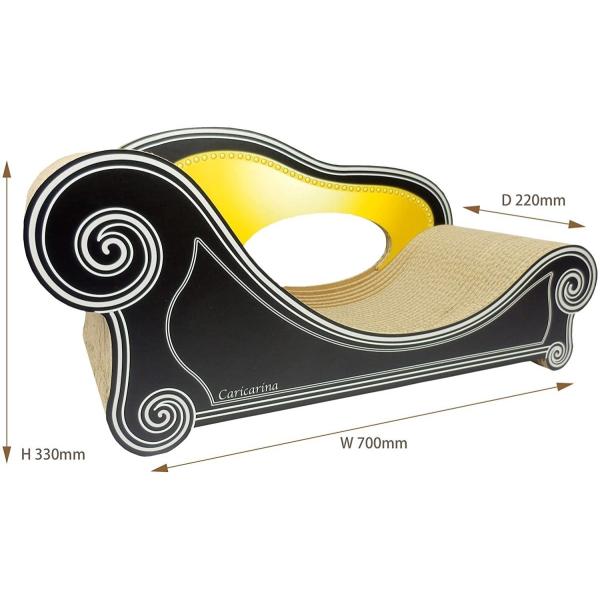 カリカリーナ 爪とぎ 爪とぎ ベーシック 爪とぎ ハリウッドブラック グランデ 猫用品 エターナルシー