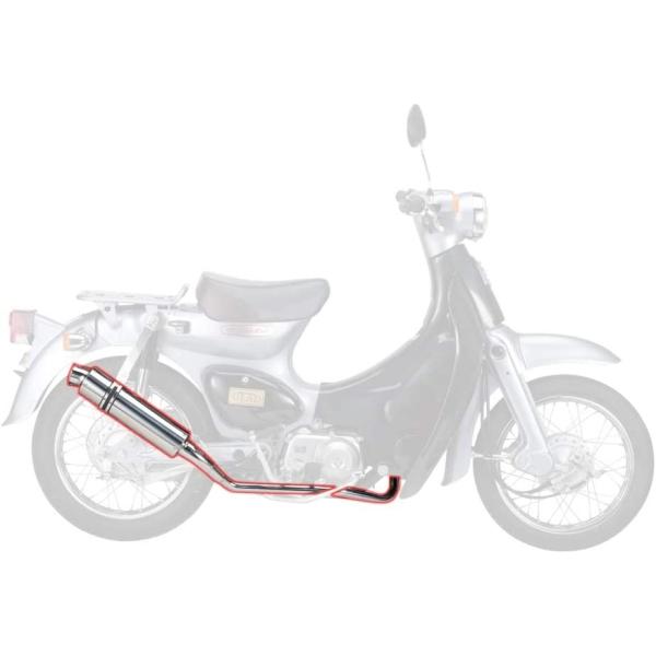 南海部品 Nankai 車両は含みません カブ 人気の製品 リトルカブ Cm 01 パワーコンプマフラー オールステンレス タイプ1