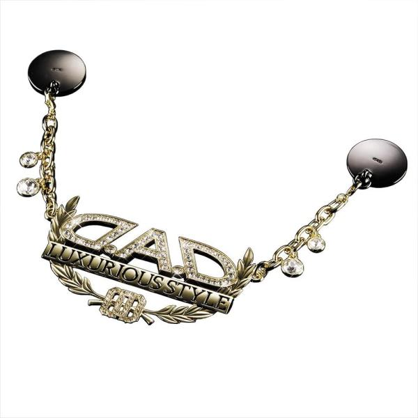 ギャルソン Dad 車用ルームミラー ラグジュアリー ネックレス 最新アイテム タイプ ゴールド ディルス クリスタル Sa999 01 D A D