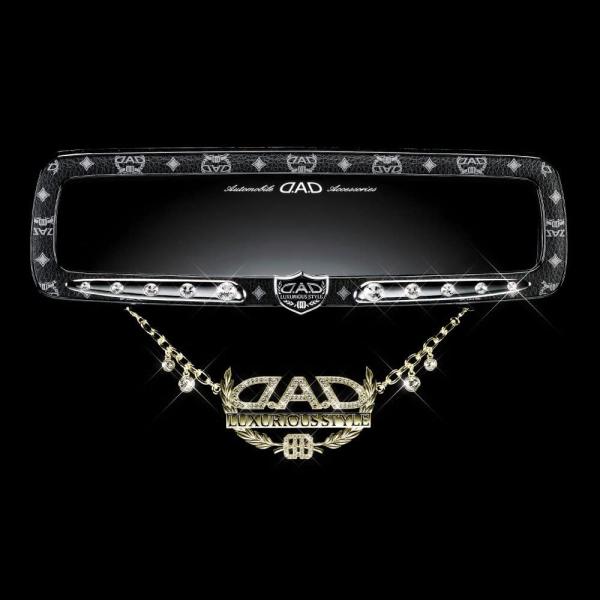 ギャルソン Dad 車用ルームミラー ラグジュアリー ネックレス 最新アイテム タイプ ゴールド ディルス クリスタル Sa999 01 D A D