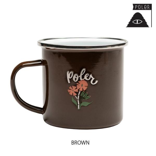 POLeR（ポーラー） POLER POLER CAMP MUG マグカップ ホーローマグ