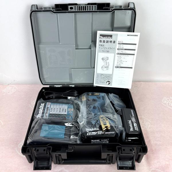 未使用 マキタ TD173DGXPB インパクトドライバ プレミアムブルー 18V 6.0Ah 送料無料 【K33】 makita 20周年 純正セット 新品同様