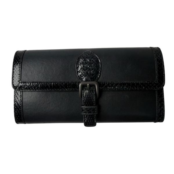 値引きしました。BOTTEGA VENETA 長財布 イントレチャート パイソン ボッテガヴェネタ Bottega Veneta イントレチャート 二つ折長財布