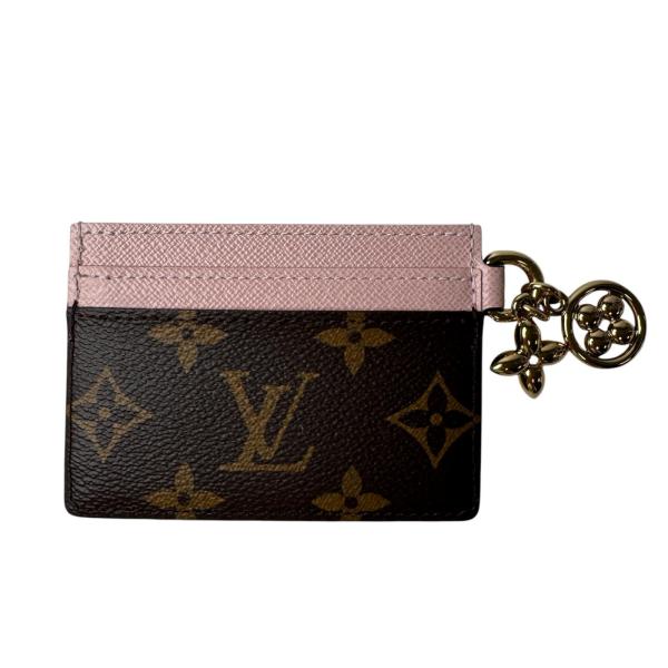 美品 ルイ ヴィトン LOUIS VUITTON ポルト カルト LV チャーム カードケース M82739 IC レディース LOUIS VUITTON（ルイ・ヴィトン） 美品 ルイ ヴィトン ポルト カルト