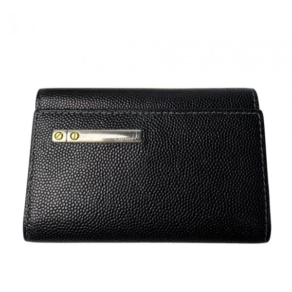 未使用✨カルティエ サントス　レザー　6連キーケース Cartier（カルティエ） 美品 サントス 6連 キーケース ブラック メンズ