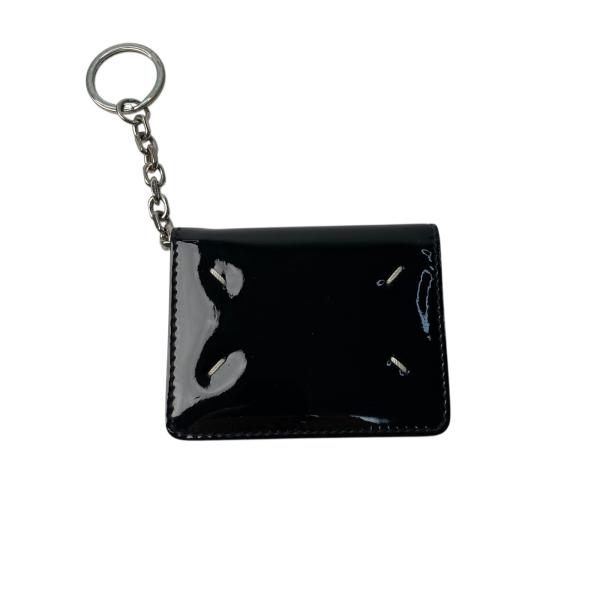 Maison Margiela マルジェラ　カードケース　エナメル　キーリング Maison Margiela（メゾンマルジェラ） カードケース S56UI0128 P4455