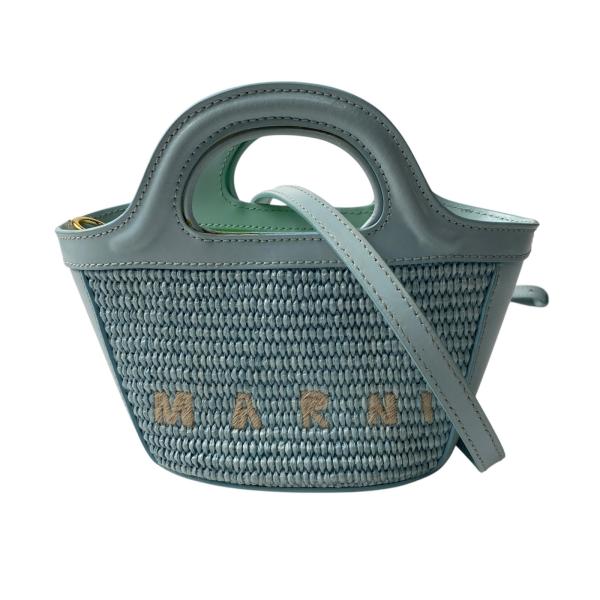 新品　レザーバッグ　MARNI 2way カゴバッグ MARNI（マルニ） レディース 2way カゴショルダーバッグ ハンドバッグ