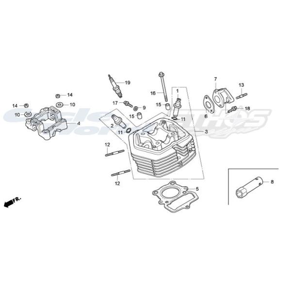 金属製六角形エンジン部品 Genuine Engine Parts Cylinder Head Gasket for 6bg1 Hitachi