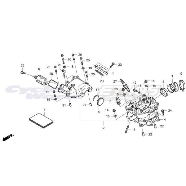 12351-NN4-000 �J�o�[,�^�y�b�gADJ�z�[�� RTL300R 2017 HRC �z���_���[�V���O