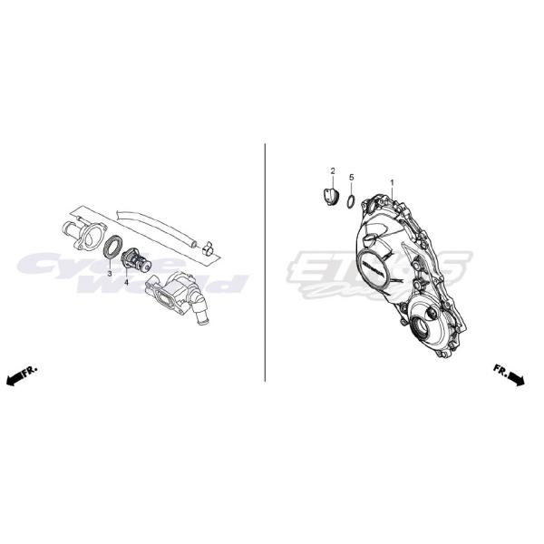ホンダ（HONDA） 19320-MFL-R11 サーモスタットASSY,62 CBR1000RR-SP2