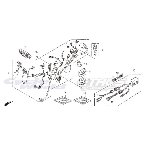 38770-K26-R21 2021GROM ���j�b�gCOMP,PGM-FI/IGN�@HRC �z���_���[�V���O