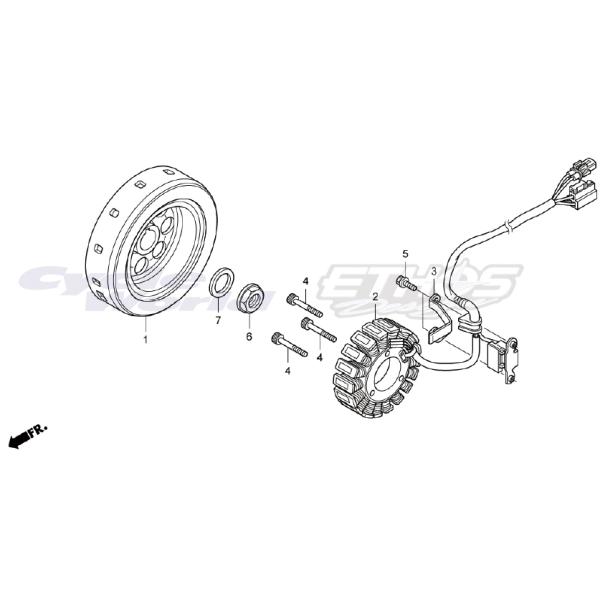 90001-NN4-000 �{���g,�\�P�b�g 5×28�@RTL300R 2017 HRC �z���_���[�V���O