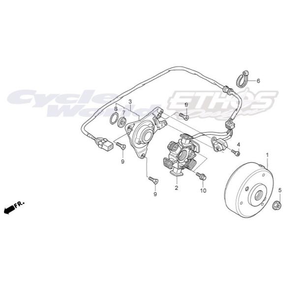 確認用5 ホンダ 90309-375-003 ナット,フランジ 12MM HRC : エトス