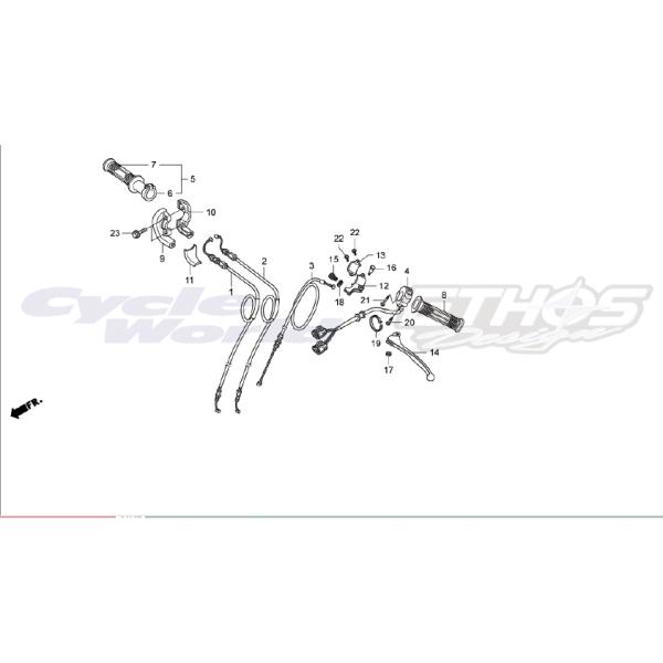 90321-KF0-000�@�i�b�g,�t�B�L�V���O�@HRC �z���_���[�V���O