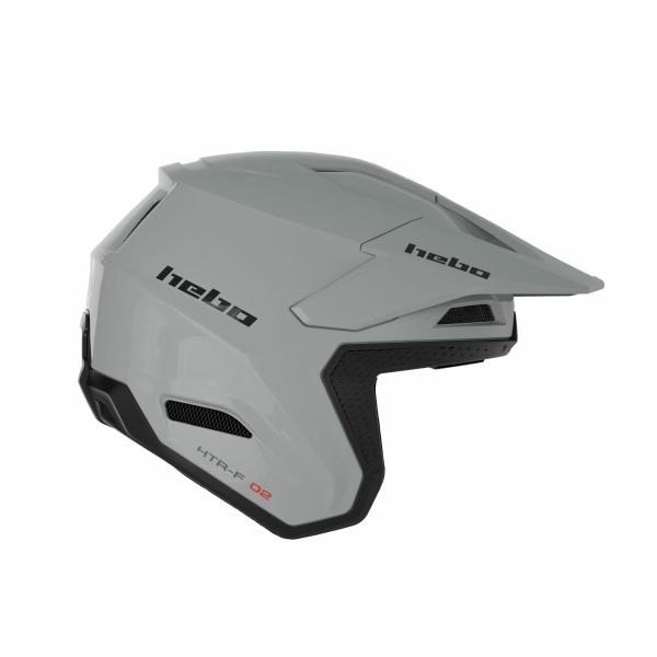 HC1031G ZONE PRO モノグレー HEBO エボ トライアルヘルメット MFJ公認