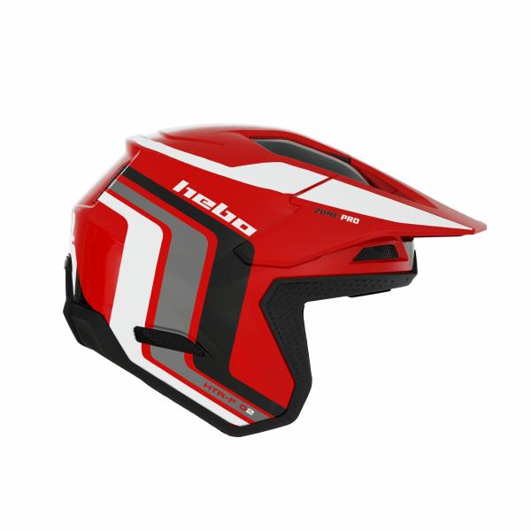 HC1042R ZONE PRO クラシック レッド HEBO エボ トライアルヘルメット