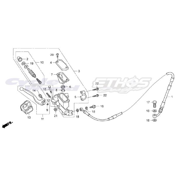 専用11 ホンダ 52435-NN3-003 リング,ストッパー RTL300R 2017 HRC