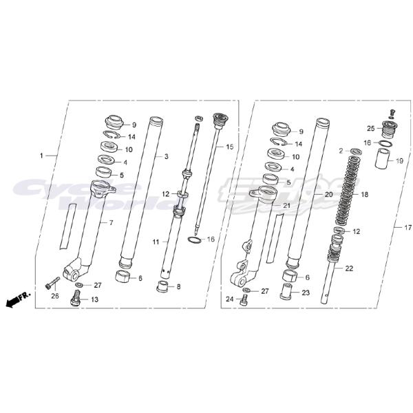ホンダ 90544-KS7-003 ワッシャー,スペシャル RTL300R 2017 HRC