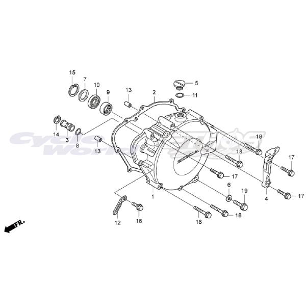 91410-KT7-000 �N���b�v,4X60�@RTL300R 2017 HRC �z���_���[�V���O