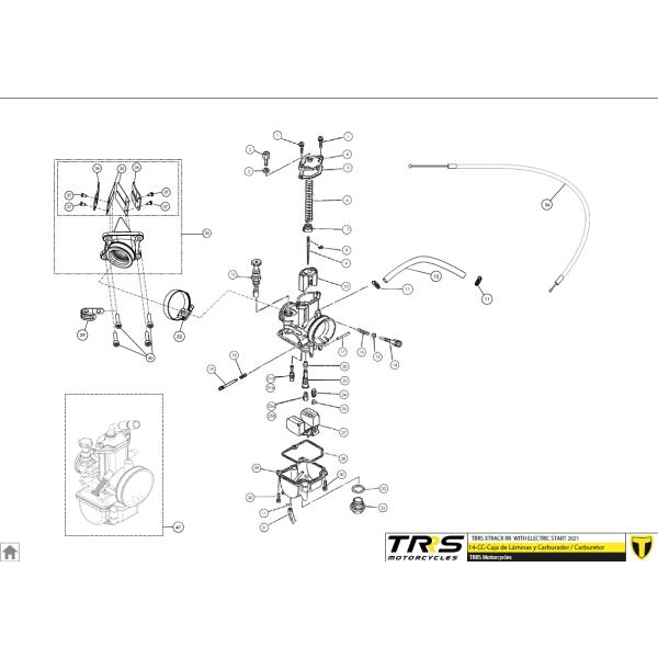 14005TR100 リードケージASSY　TRRS ラガレーシング