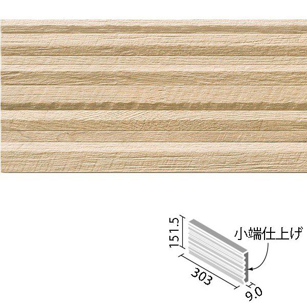 エコカラット ビンテージオーク 303×151角平(リブ面)片面小端