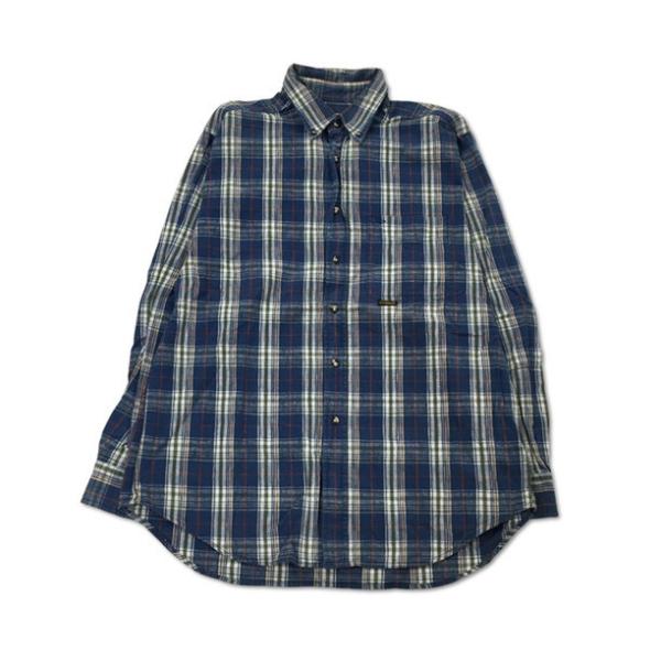 2412F-011 メンズ G.T. HAWKINS ジーティーホーキンス ブルー シャツ L 送料一律！800円