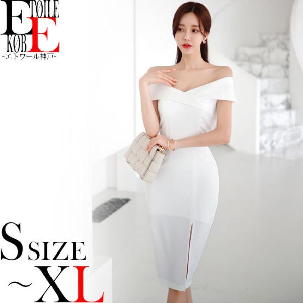 ワンピース ショート丈 無地 半袖 上品 パーティー 韓国 p08ks4-8433.jpg