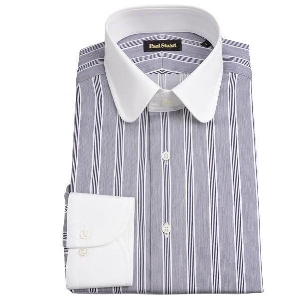 PAUL STUART（ポールスチュアート） メンズ ラウンドクレリックシャツ