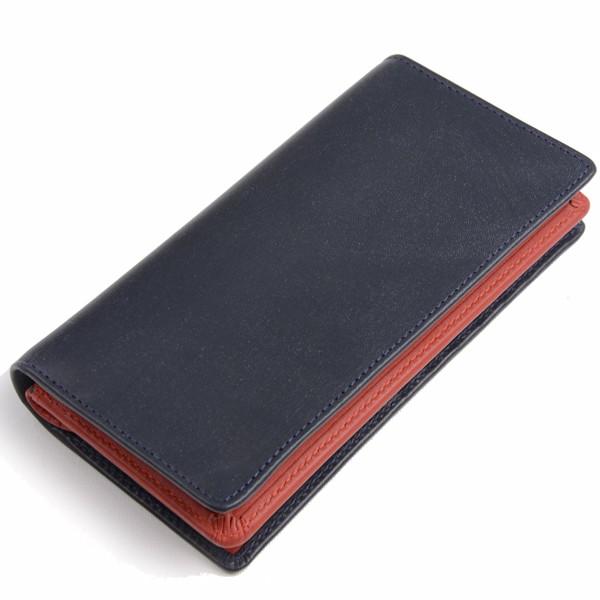 ホワイトハウスコックス Whitehousecox S19 ホースハイド 馬革 長財布 ネイビーxレッド ダービーコレクションロングウォレット Who 19db 2867 76 イートンプラス 通販 Yahoo ショッピング