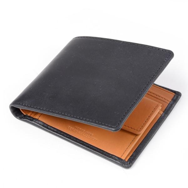 ホワイトハウスコックス　S7532 ブラック×タン　ダービーコレクション Whitehouse Cox ホワイトハウスコックス s7532 二つ折り財布小銭入れ付