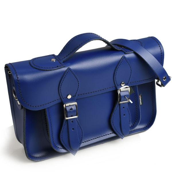 Zatchels】ザッチェルズ英国製 サッチェルバッグ 本革 ネイビー
