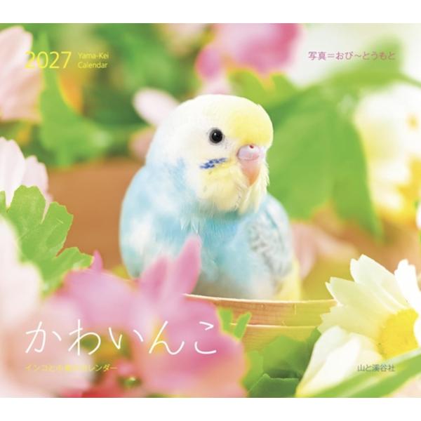 カレンダー2027 かわいんこ インコと小鳥のカレンダー おぴ〜とうもと