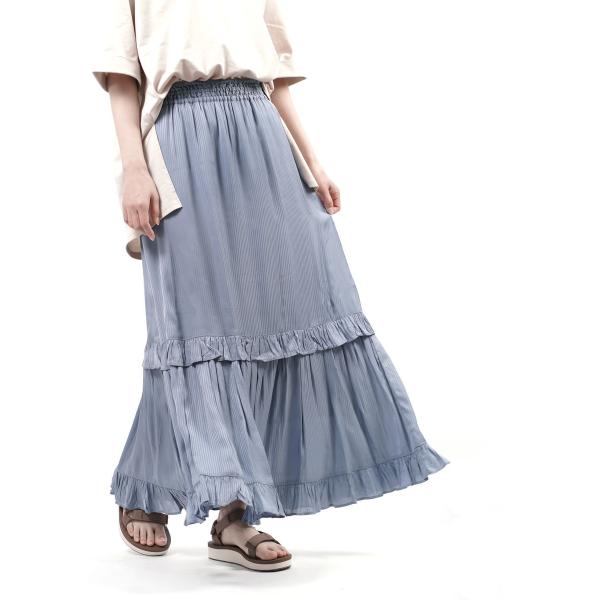 ne Quittez pasのロングスカート NE QUITTEZ PAS!（ヌキテパ） フリルスカート ロングスカート Rayon