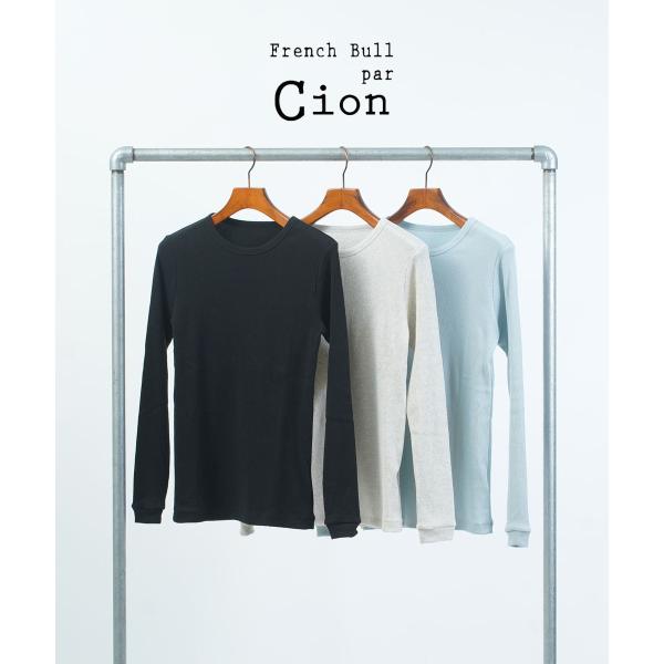 フレンチブル Cion コットンテレコカットソー French Bull 19-25270 国内正規品 2025秋冬新作 メール便可能商品[M便 5/5] フレンチブル Cion コットンテレコカットソー French Bull 2025秋冬