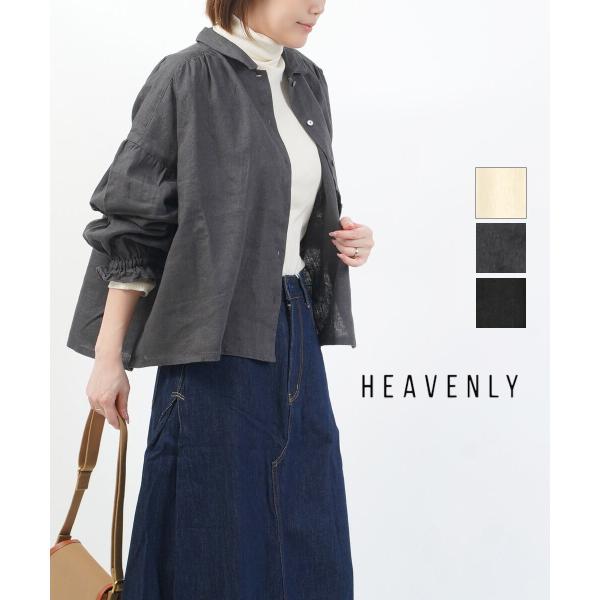 再値下げ！【新品】HEAVENLY(ヘブンリー)コットンリネンスキッパーブラウス HEAVENLY（ヘブンリー） ヘビーリネン Vネック ジャンパー スカート