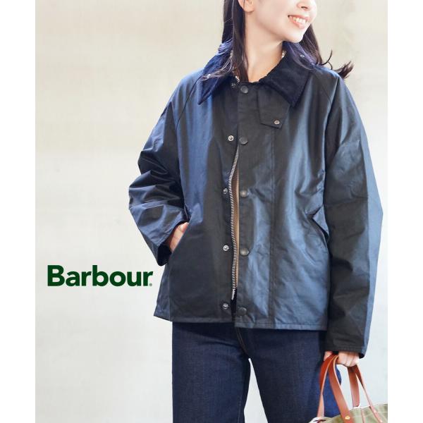 Barbour バブアー コート ショート ミリタリー レディース カーキM美品 バブアー/バーブァー TRANSPORT トランスポート ワックス ショート