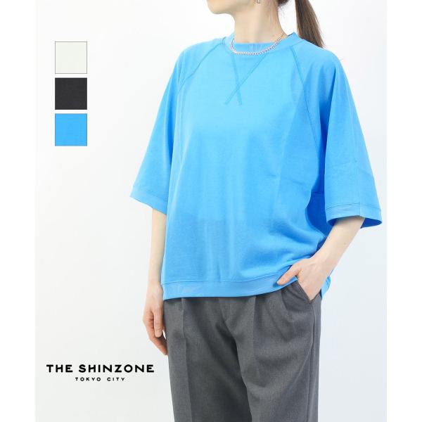 ザ シンゾーン SHEER HALF SLEEVE SWEATSHIRT THE SHINZONE レディース