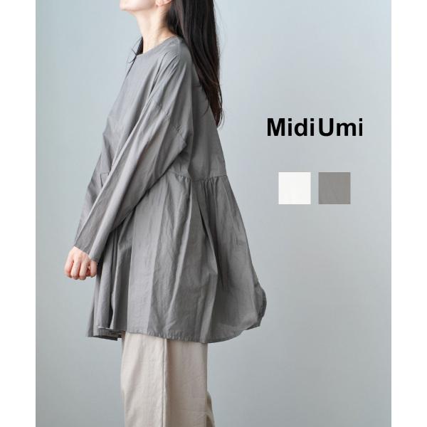 ミディウミ ギャザースウィッチングチュニック Midi-Umi 3-739652 国内正規品 220409 送料無料 ミディウミ ギャザースウィッチングチュニック Midi-Umi レディース