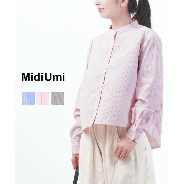 ミディウミ パターンショートシャツ Midi-Umi 3-739993 国内正規品 2025秋冬新作 送料無料 ミディウミ パターンショートシャツ Midi-Umi 2025秋冬新作 レディース