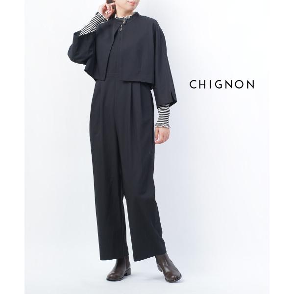 CHIGNON（シニヨン） ショートジャケット付 コンビネゾン レディース