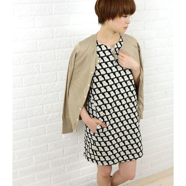 Paul Joe Sister ポール ジョー シスター コットン ナイロンジャカード キャット柄 ノースリーブワンピース レディース Buyee Buyee 提供一站式最全面最專業現地yahoo Japan拍賣代bid代拍代購服務 Bot Online