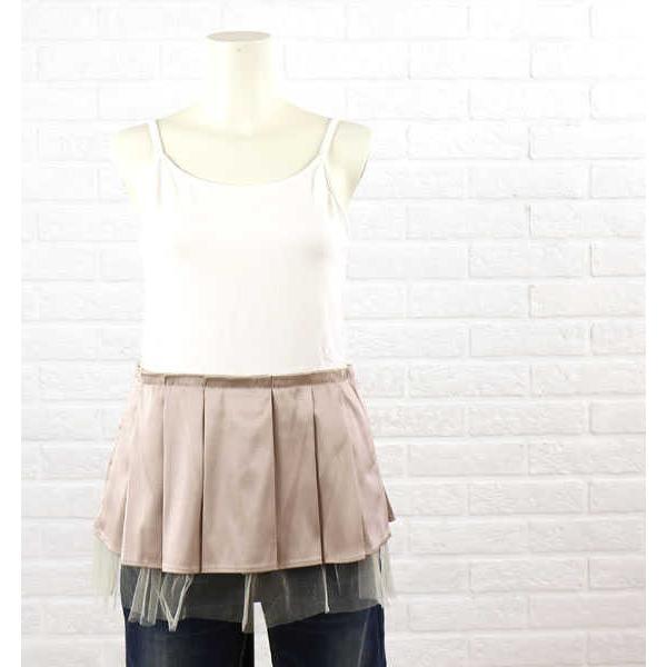 EMUE(エミュー) レーヨン サテンチュールフリルキャミソール・4011006・2061501    レディース 女性 誕生日プレゼント ギフト 正規品 新品 EMUE(エミュー)レーヨン サテン チュールフリル キャミソール・4011006