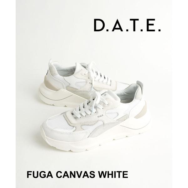 D.A.T.E. デイト フーガ キャンバス FUGA CANVAS WHITE レディース 