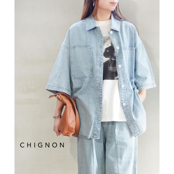 シニヨン ハーフスリーブデニムジャケット CHIGNON 2026春夏新作