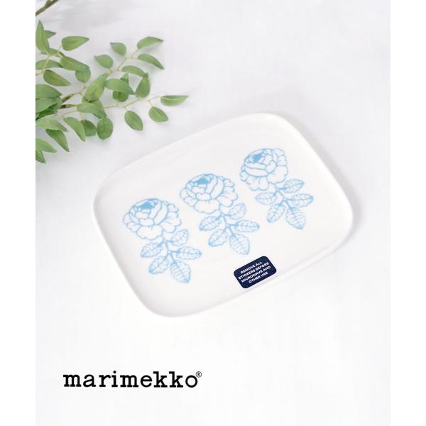 marimekko（マリメッコ） VIHKIRUUSU PLATE 12×15cm marimekko