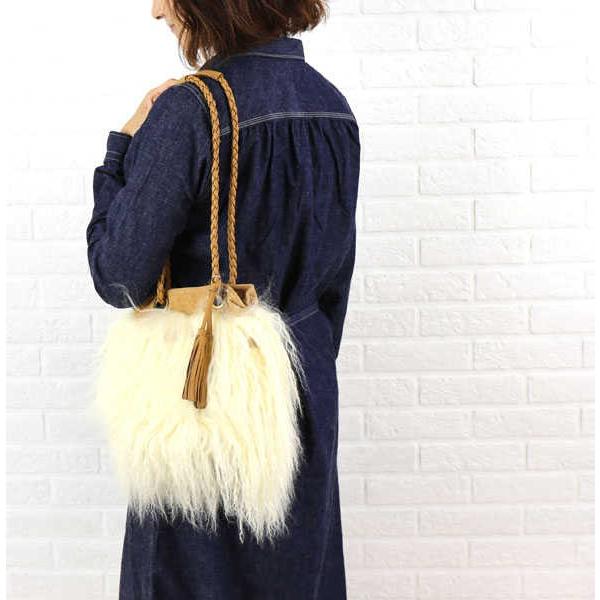 MEISSI(メイシ) ピッグスキンファーショルダーバッグ・53154301913・0061502    レディース 女性 誕生日プレゼント ギフト 正規品 新品 Meissi（メイシ） MEISSI(メイシ)ピッグスキン ファー ショルダー