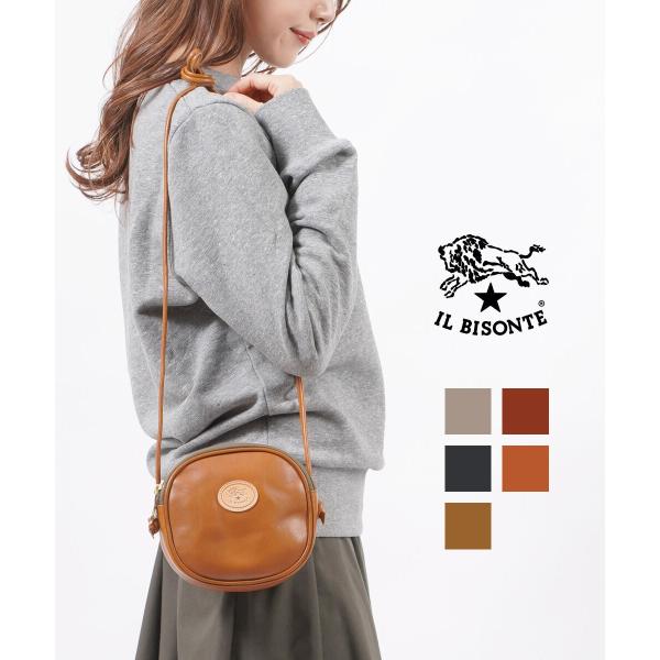 イルビゾンテ クロスボディバッグ ショルダーバッグ IL BISONTE 2021秋冬新作 レディース 国内正規品