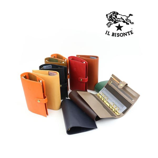 IL BISONTE イルビゾンテ 手帳カバー 大 レディース メンズ 国内