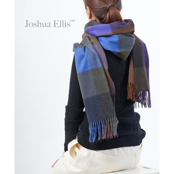 Joshua Ellis ジョシュア エリス ストール 7 COL BLOCK 70×190