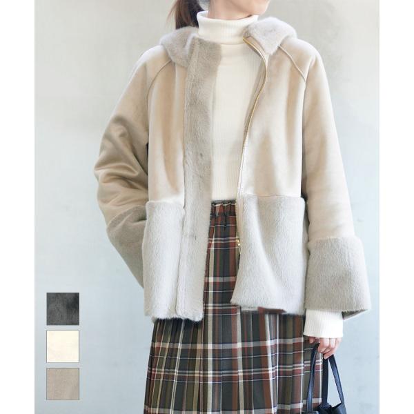 イノウェーブ フェイクムートンファージャケット innowave B-8551226 国内正規品 2025秋冬新作 送料無料 イノウェーブ フェイクムートンファージャケット innowave 2025秋冬